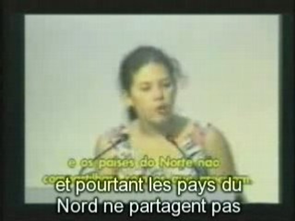 a voir  Discours à  l'ONU sur l'environnement