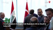 Cumhurbaşkanı Erdoğan, Irak Başbakanı Ali ez-Zeydi'yi kabul etti