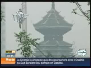 JO Pékin acclame flamme pro-tibétains défient pouvoir