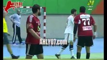 جمهور الاهلي يشعل قمة اليد الاهلي والزمالك والمعلق هيتجنن