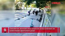 Üsküdar’da okul önünde feci kaza! Otomobil kaldırıma çıktı, 4 öğrenciye çarptı