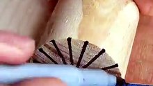 A Little-Known Trick for Precisely Joining Two Round Wooden Pieces. #woodworking #diy