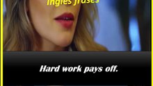 Hard work pays off.
