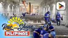 PBBM, ininspeksyon ang konstruksiyon ng Metro Manila Subway Project sa Quezon Avenue Station | Ulat ni Cleizl Pardilla