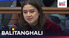 Sen. Camille Villar, naging emosyonal sa pahayag ni Sen. Erwin Tulfo ukol sa ilang kapwa-senador | Balitanghali