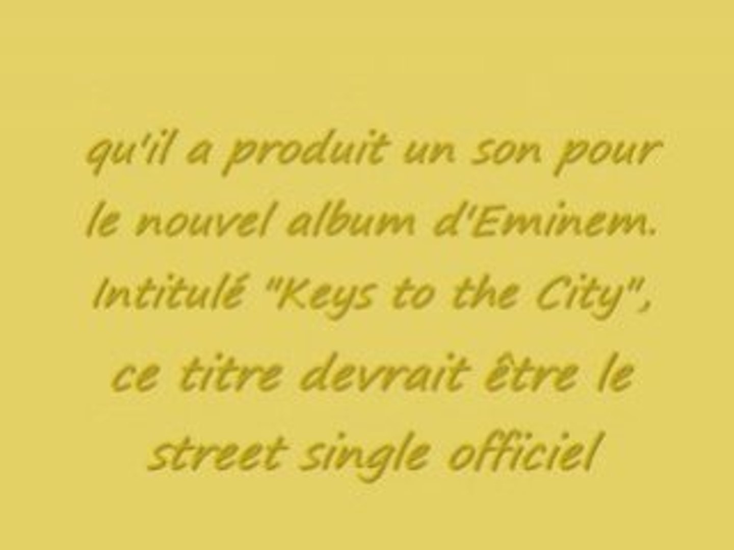 ⁣Eminem New Album Informations