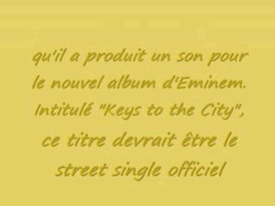 Eminem New Album Informations