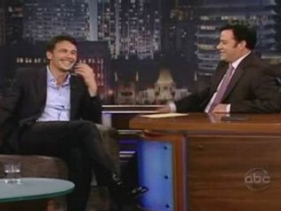 James Franco on Kimmel