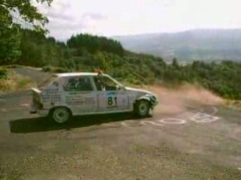 rallye des fourmes 2008 visa n°80 et golf n°81
