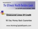 Unsecured Business Lines of Credit Working & Capital Guide