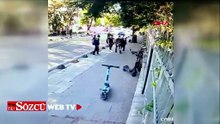 Üsküdar'da otomobile çarptıktan sonra kaldırıma çıkan araç öğrencilere çarptı: 4 yaralı