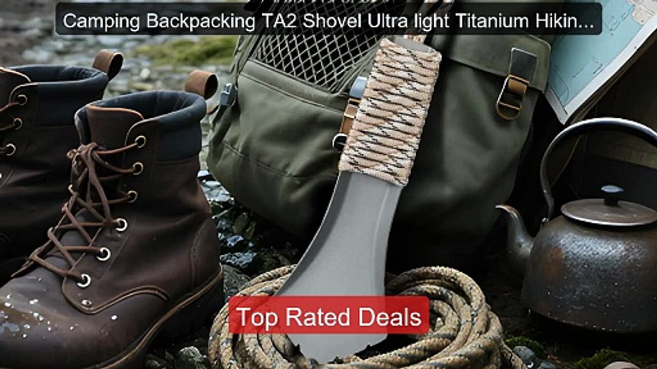 Camping Backpacking TA2 Shovel Ultra light Titanium Hiking Tr... -- Amazing Value 2026 | Must Have!
