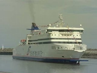 Arrivée du Seafrance Molière. Calaistv