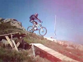 Gamelle inauguration passerelle bike park font romeu