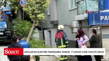 Avcılar’da elektrik panosunda yangın: 1’i çocuk 5 kişi tahliye edildi
