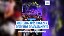 Idosa de 87 anos despejada em Madrid após quatro tentativas e apesar de pedido da ONU