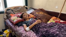 Gazze'de 10 yaşındaki Rital, İsrail saldırısında yaralanması nedeniyle okul hayalinden uzak kaldı