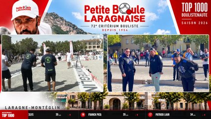 Jeudi TOP1000 Pétanque : Laragne-Montéglin 2026