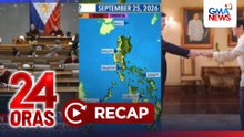 24 Oras: (Part 3) Bagyong Queenie sa PAR, lalakas pa; Kampo ni VP Sara, dudulog sa SC; Gold medal ni Carlos Yulo; Podcast ni Bianca, atbp.