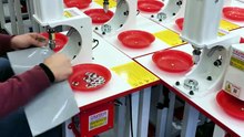 elektrikli çıt çıt kuşgözü perçin düğme rivet çakma makinası kanmak km400s