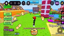 🍳✨Bright, glossy, blocky egg bucket icon l Chicken Farm l Roblox
