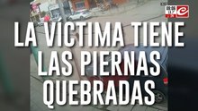 Tremendo: chocó a un motociclista y lo dejó abandonado a su suerte