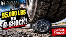 “55,000-Pound Truck CRUSHES a Casio G-SHOCK… But It Still WORKS!”