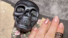 Goth-Inspired Scrapbooking Journaling Showcased in ASMR Experience