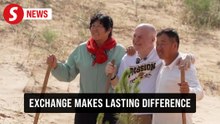 Retired US teacher leaves a piece of heart in China