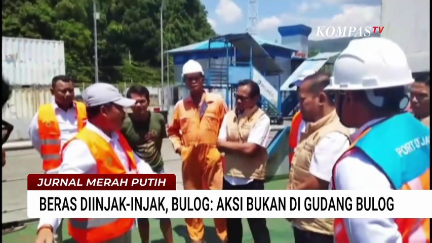 Viral Video Beras Diinjak-injak di Kapal, Bulog Papua: Aksi Bukan di Gudang Bulog | JMP