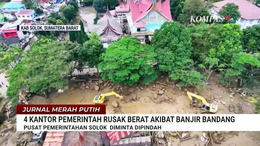 Banjir Bandang Rusak 11 Kantor Pemkab Solok, 4 Bangunan Rusak Berat | JMP
