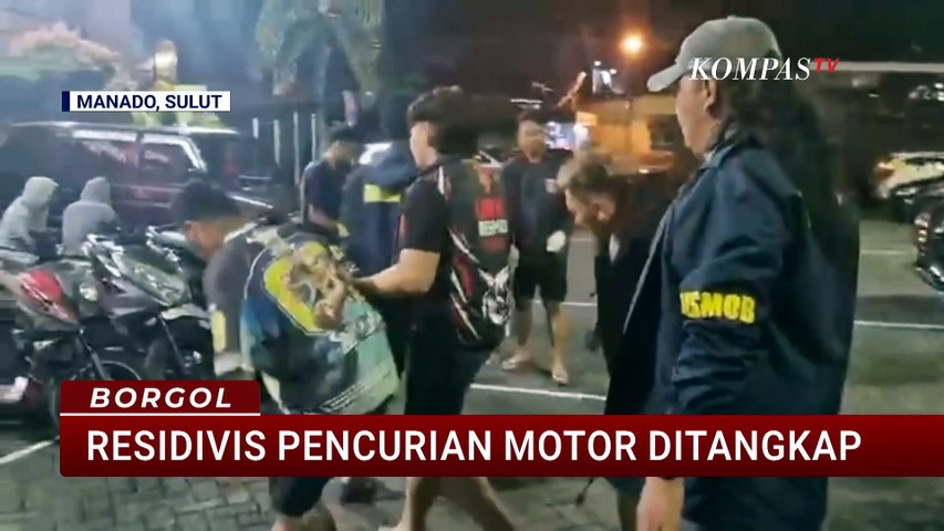 Ditembak Saat Melawan! 4 Pencuri Kendaraan Bermotor di Manado Ditangkap Polisi | BORGOL
