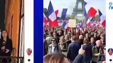 Волна сгенерированных ИИ видео "с протестами в Европе" распространяется в соцсетях