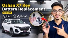 How to Change Oshan X7 Key Battery