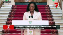 Conseil supérieur de la magistrature : Kadjo Fodjo Abo nommé président de l'institution