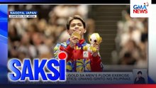 Carlos Yulo, naka-gold sa men's floor exercise ng artistic gymnastics; unang ginto ng Pilipinas sa 2026 Asian Games | Saksi