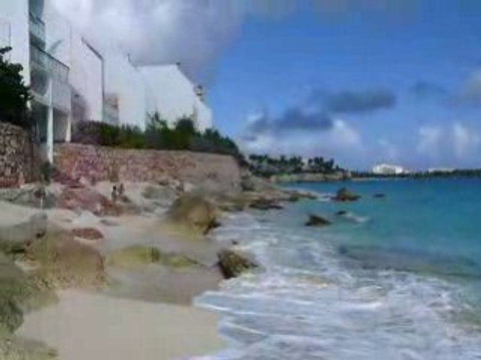 Plage privée de l'hotel Sapphire Club, Saint Martin