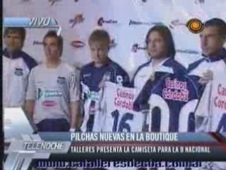 Presentación de la Camiseta de Talleres