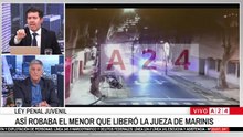 Así intenaban asaltar a Hernán los menores liberados por la jueza