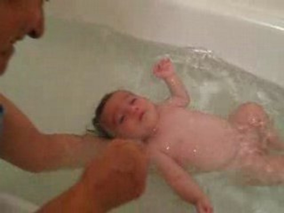 Ben in the bathtub again 8-8-08