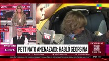 Georgina Barbarossa, consternada por las amenazas a Homero Pettinato