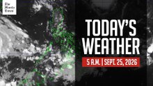 Today's Weather, 5 A.M. | Sept. 25, 2026