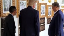 Trump e Xi divertem-se com retrato de Biden como 'caneta automática'