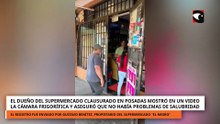 Dueño de supermercado El Negro difunde un video del interior de su local