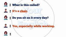 Chair & Table Conversation in English 📚 | Learn Real English with Objects #englishconversation