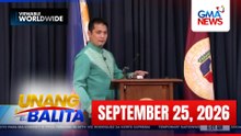 Unang Balita sa Unang Hirit: (Part 1) September 25, 2026 [HD]