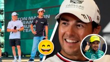 Checo Pérez y Fernando Alonso comparten una gran amistad y lo dejan ver en el GP de Azerbaiyán