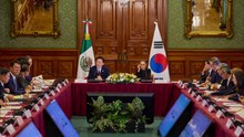 이 대통령, 한-멕시코 기업인 간담회...최태원·구광모 등 참석 / YTN
