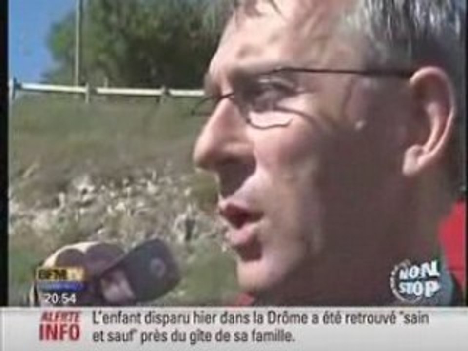 Bfm_bfmtv disparition enfant retrouve