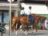 Deauville : brigade à cheval Gendarmerie
